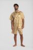 pyjama court homme cacatoes satin de coton fabrique au portugal