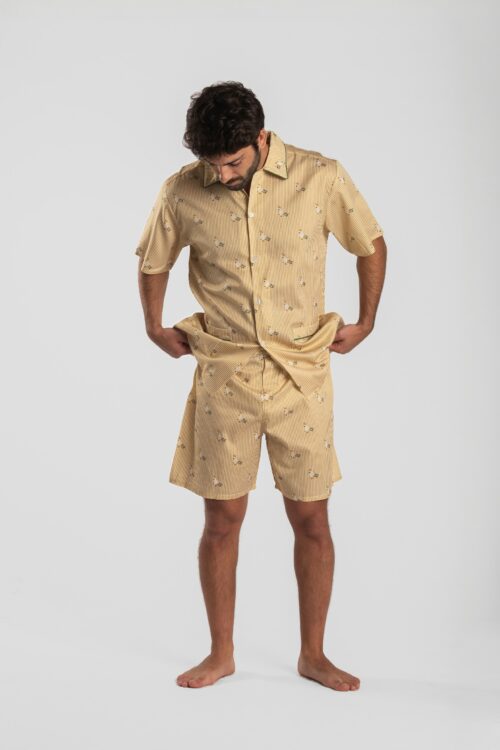 Pyjama court homme - Cacatoès