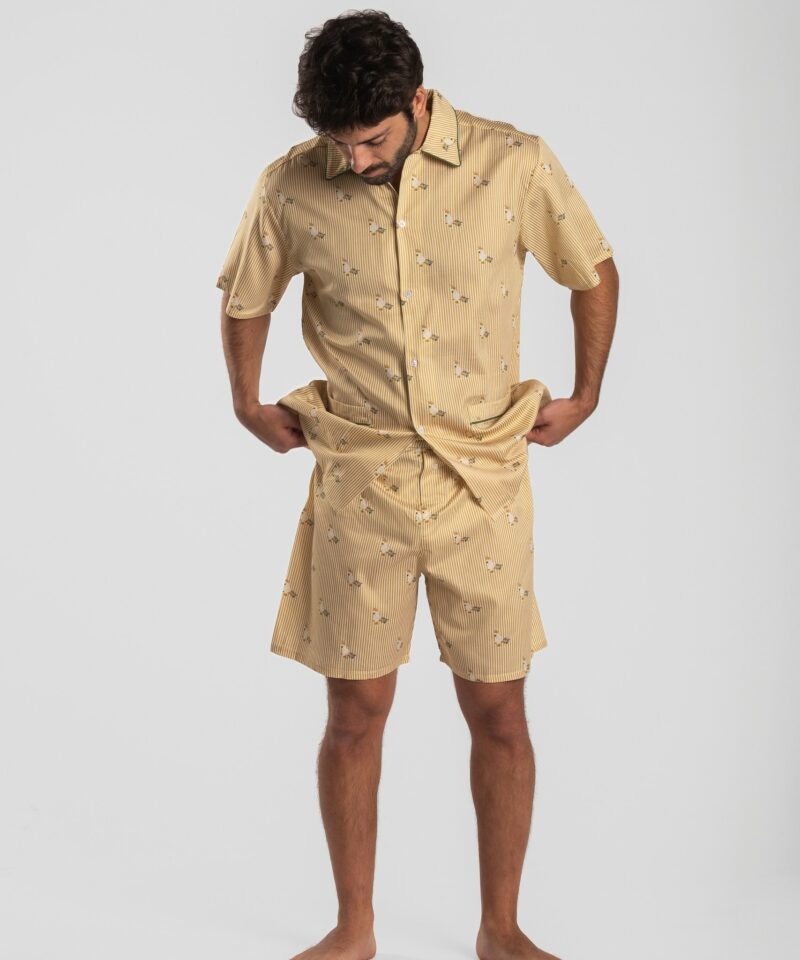 Pyjama court homme - Cacatoès