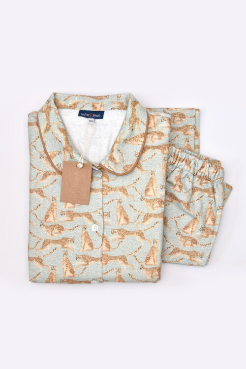 Pyjama long fille - Panthères