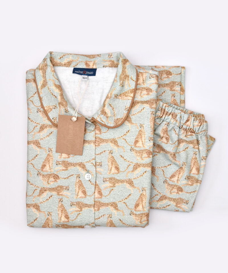 Pyjama long fille - Panthères