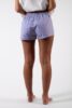 Short femme echancre boutons bois rayure ars en re