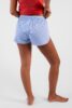 Short femme en coton echancre boutons bois motif crabes rayures 3