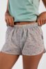 Short femme en coton echancre boutons bois motif liberty rose