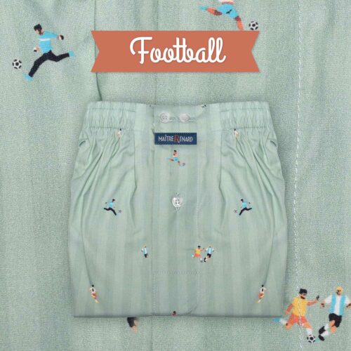 calecon homme motif foot