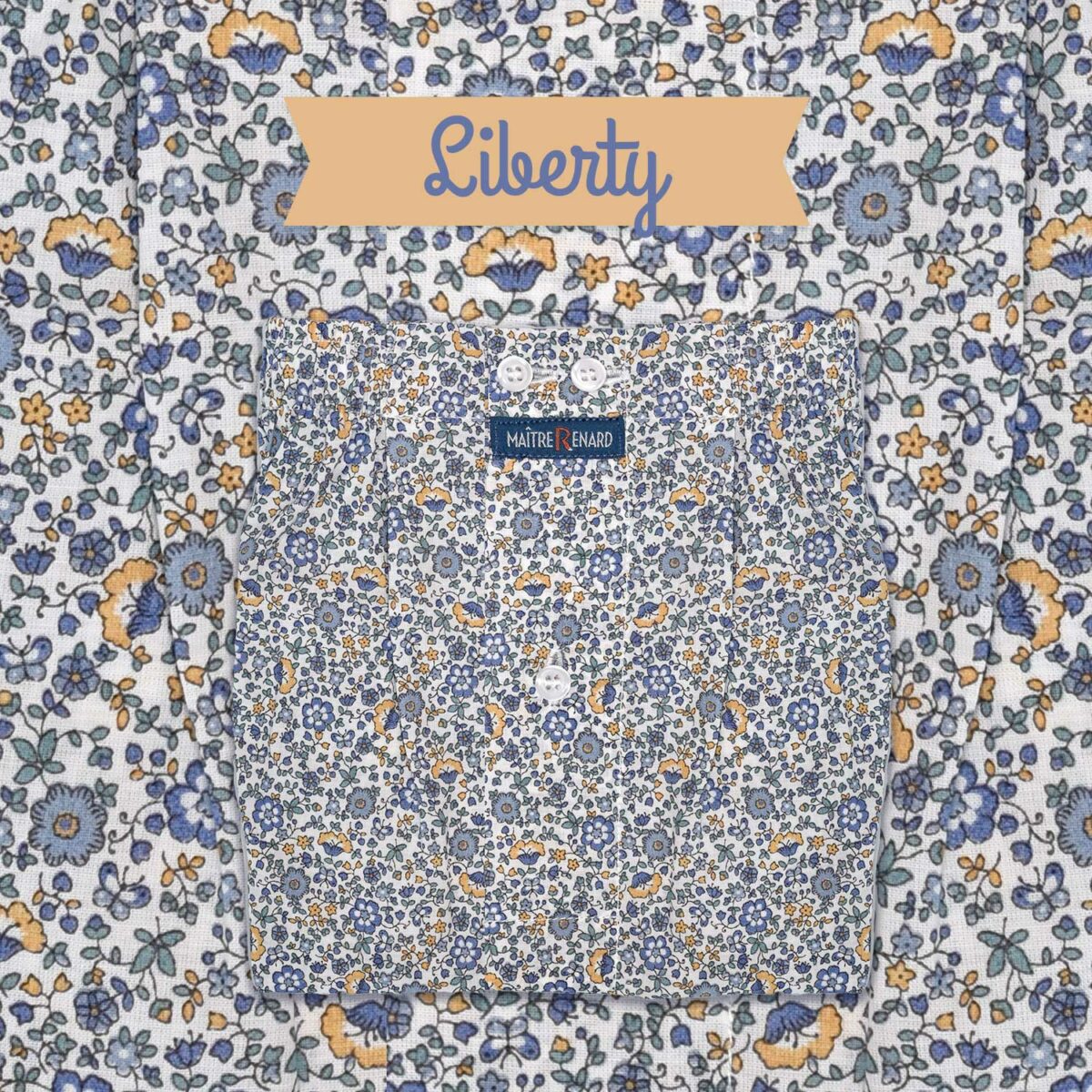 Caleçon homme classique - Liberty bleu