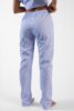 pantalon de pyjama femme en popeline de coton motif crabes rayures fabrique au portugal