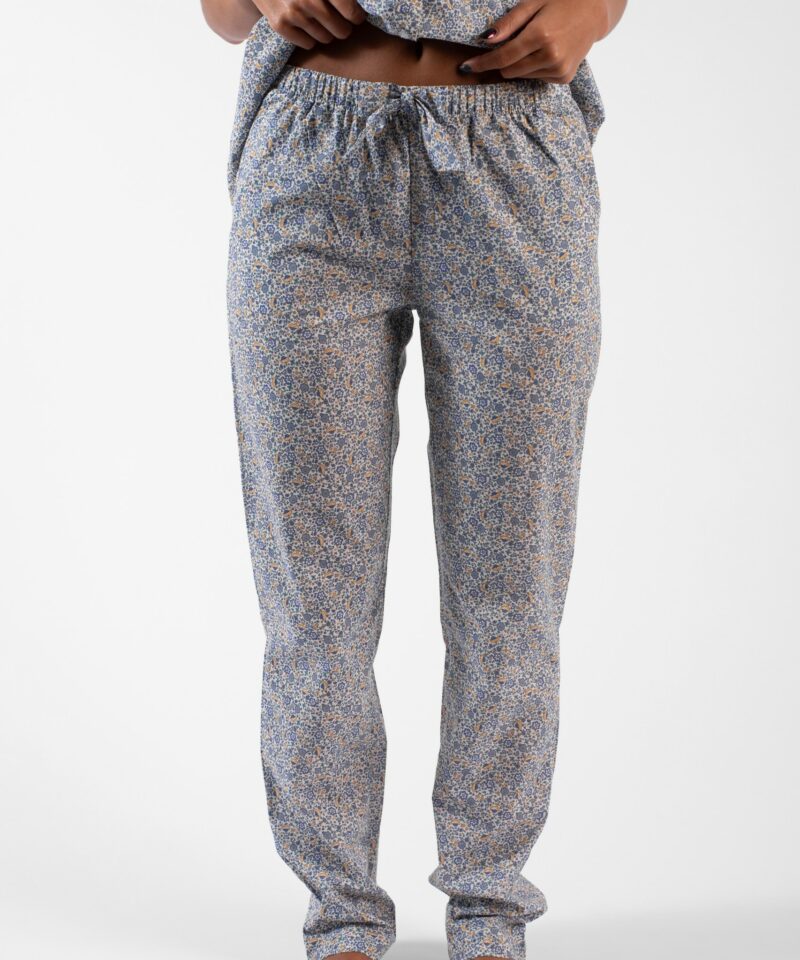 Pantalon de pyjama femme - Liberty bleu