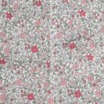 Short femme en coton echancre boutons bois motif liberty rose
