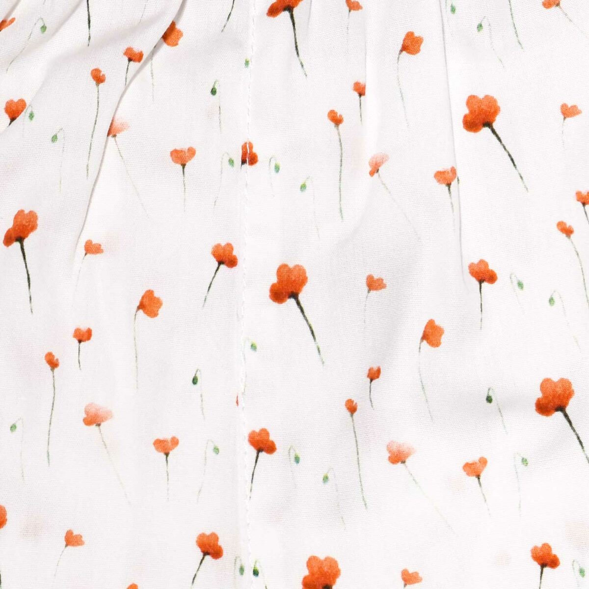 Chemisier manches courtes - Coquelicots