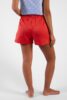 short femme en satin de coton uni rouge fabrique au portugal 3