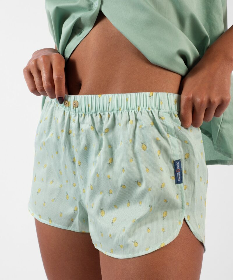 Short court Femme classique "Citrons"