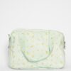 Vanity valisette trousse de toilette en coton enduit citron