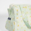 Vanity valisette trousse de toilette en coton enduit citron