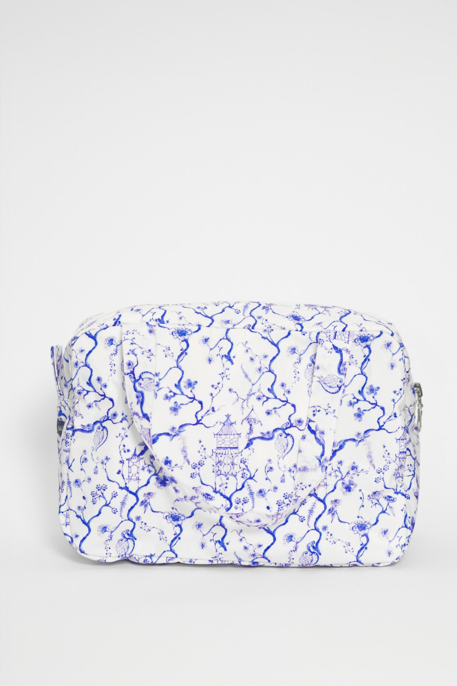Vanity valisette trousse de toilette en coton enduit pagodes japon