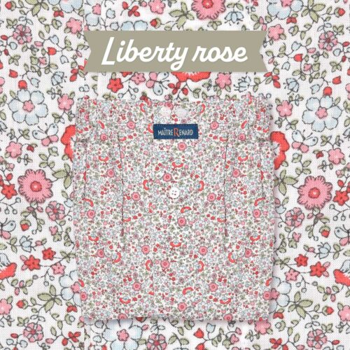 caleçon homme classique coupe française coton fabriqué au portugal motif liberty rose fleuris vintage