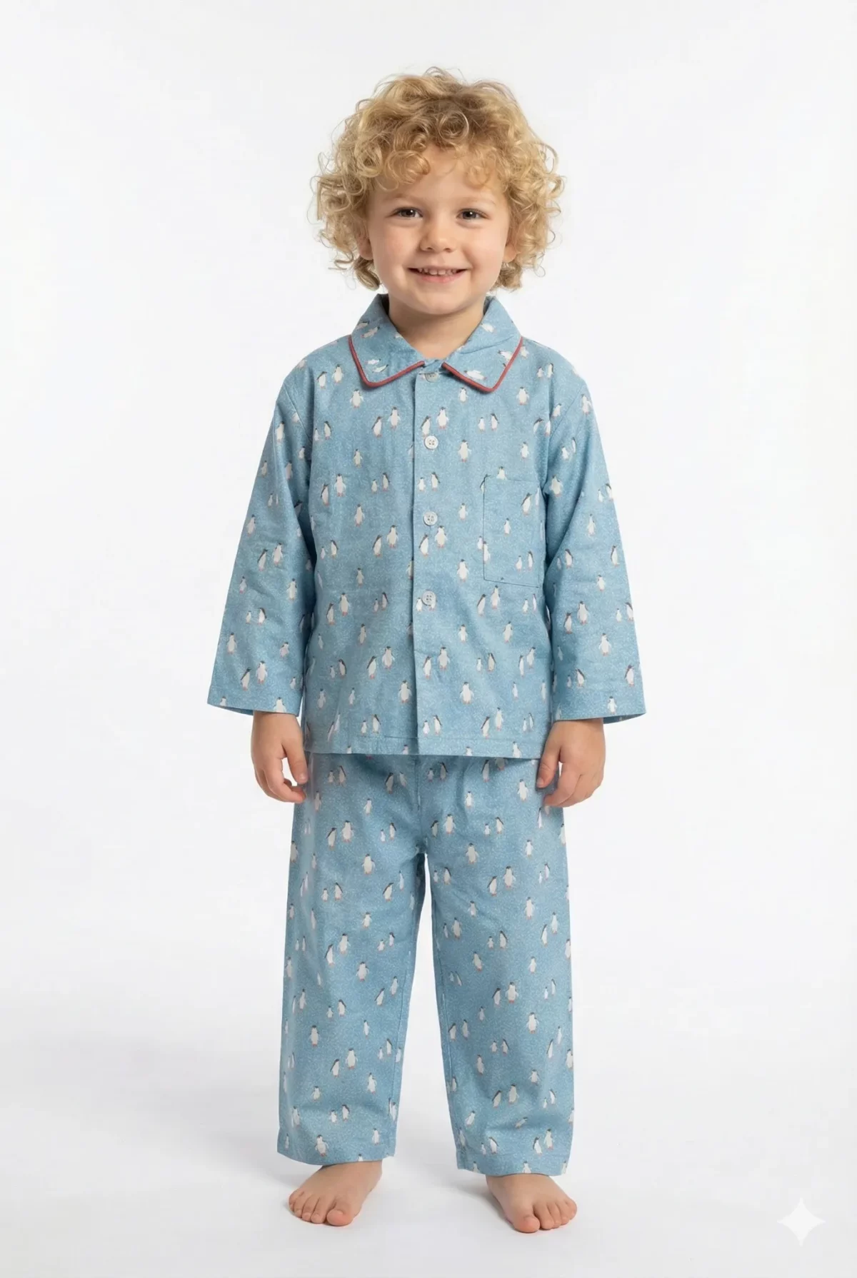 Pyjama long garçon - Pingouins