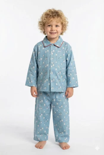Pyjama long garçon - Pingouins