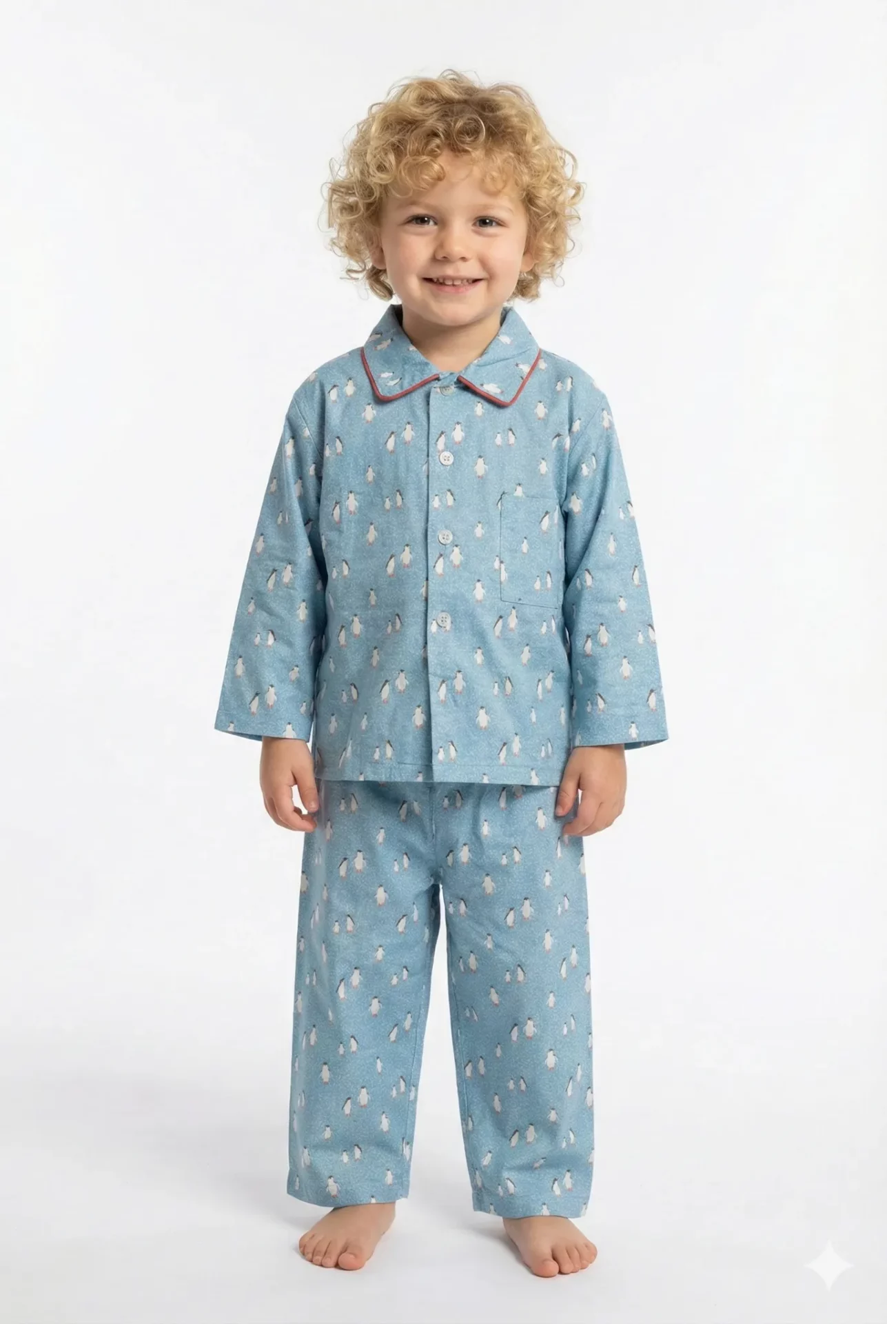 Pyjama long garçon - Pingouins