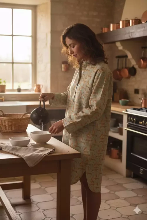 Liquette femme manches longues - Panthères