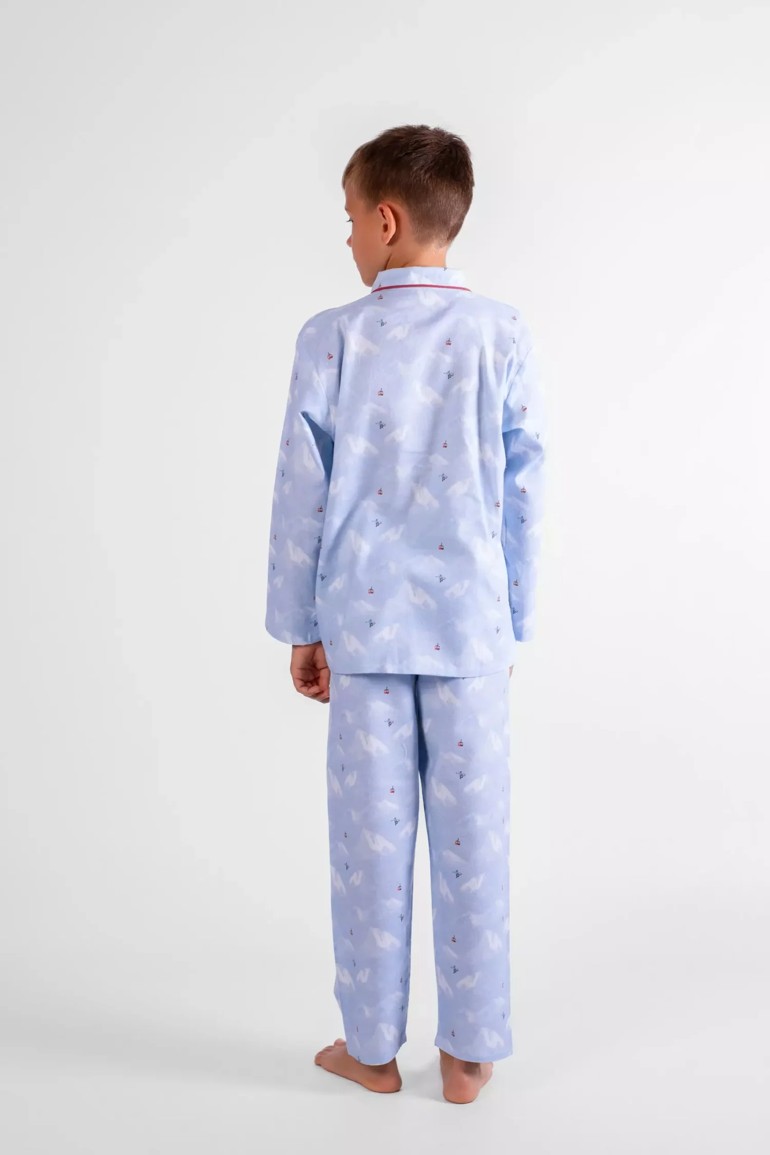 Pyjama Long Foot 2 Rue Coton Pour Garçon 7-8 Ans - Occasion Très Bon état