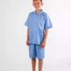pyjama court garçon surfeur pyjama short enfant chemise bermuda surf