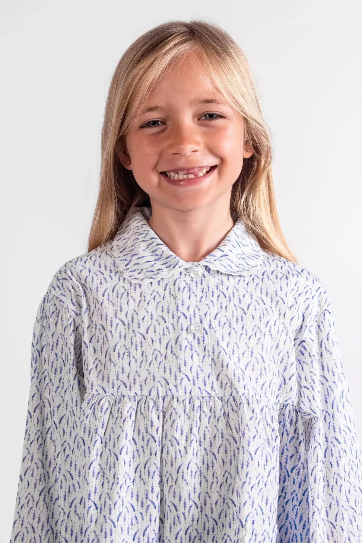 Pyjama long fille - Lavande