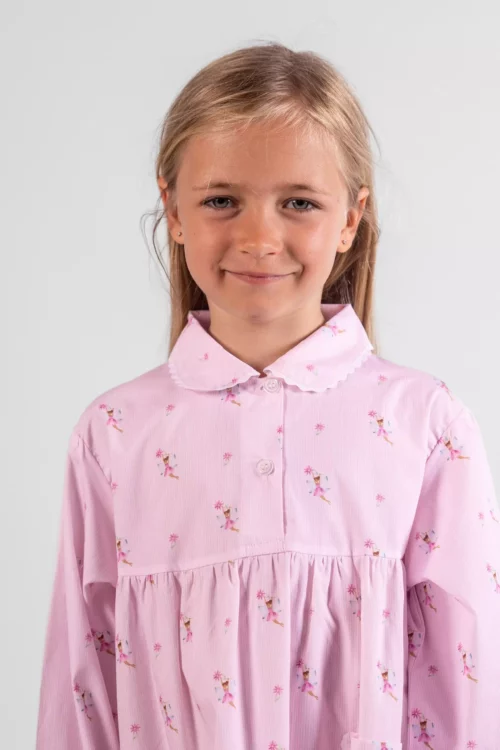 Chemise de nuit fille - Fées rose