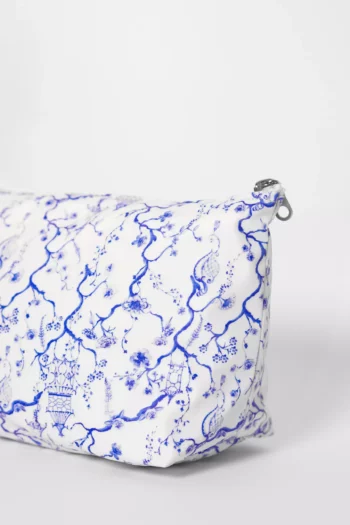 Trousse de toilette pagodes japon en coton enduit