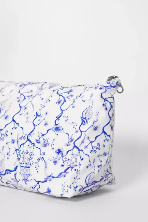 Trousse de toilette pagodes japon en coton enduit