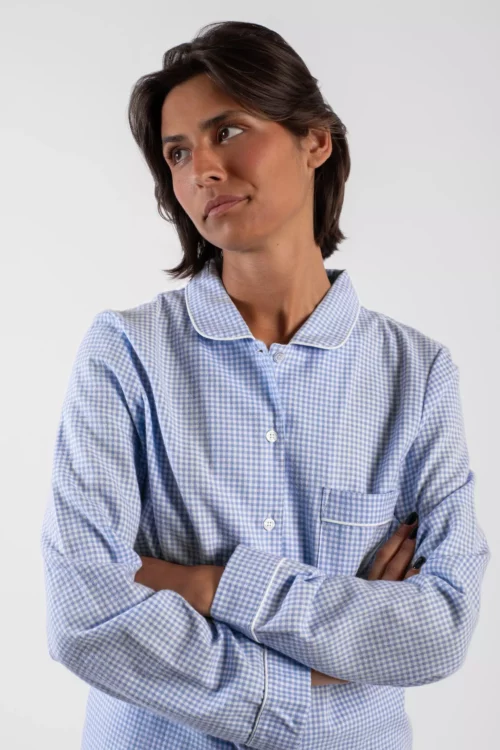 Pyjamas longs femme Vichy