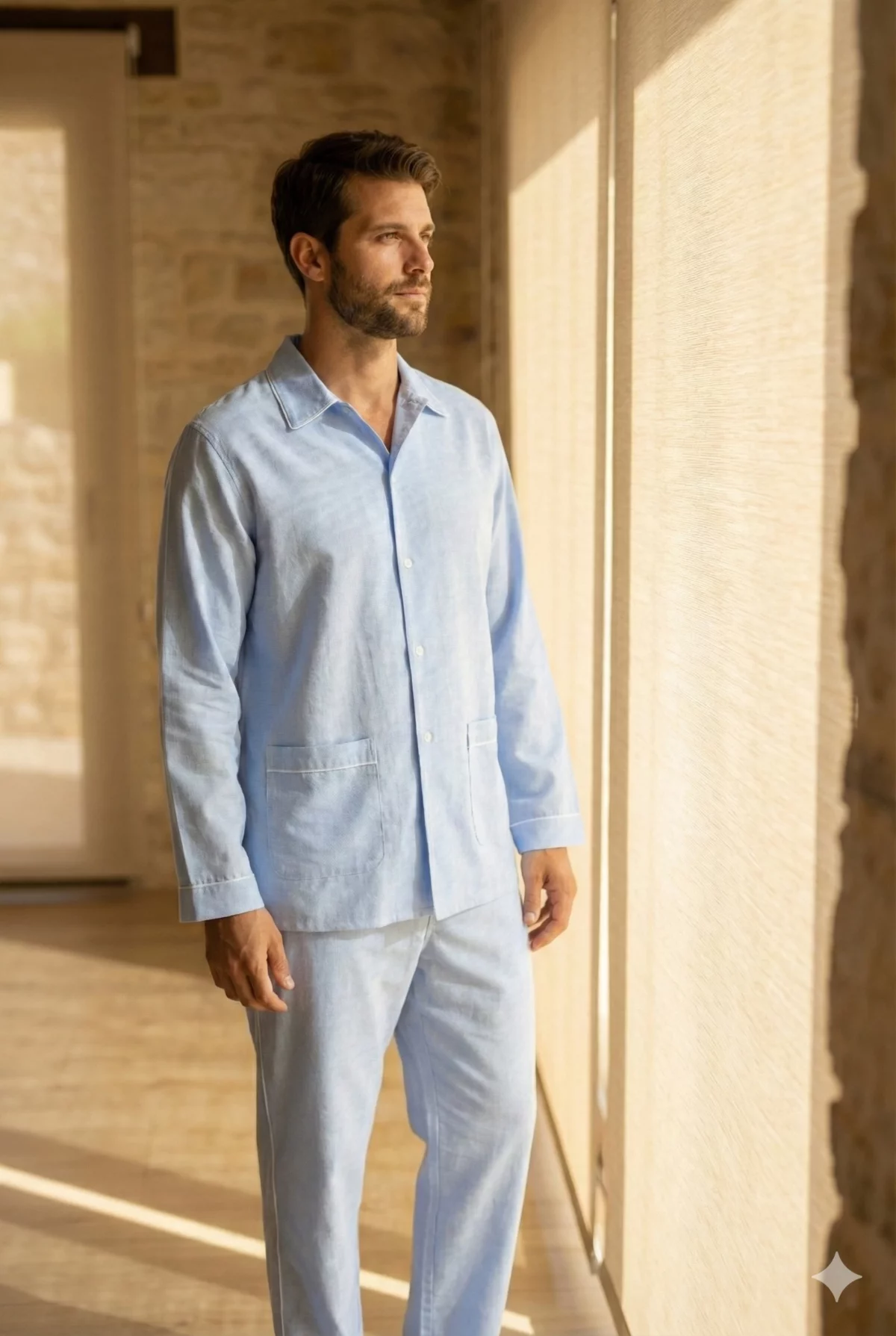 Pyjamas homme classique - Oxford