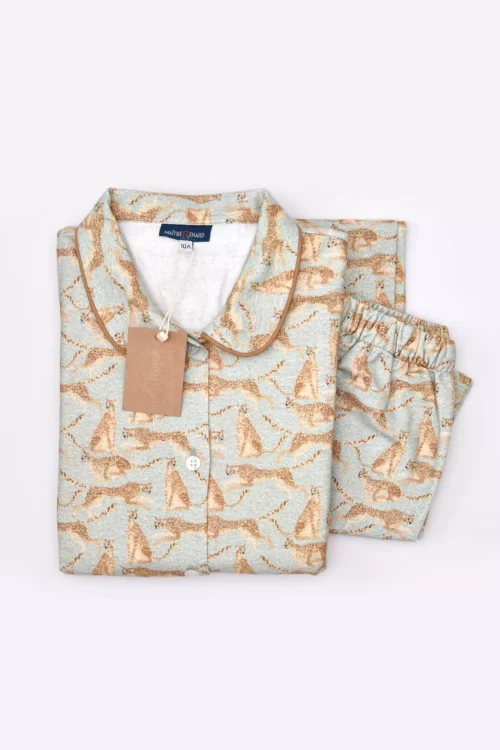 Pyjama long fille - Panthères