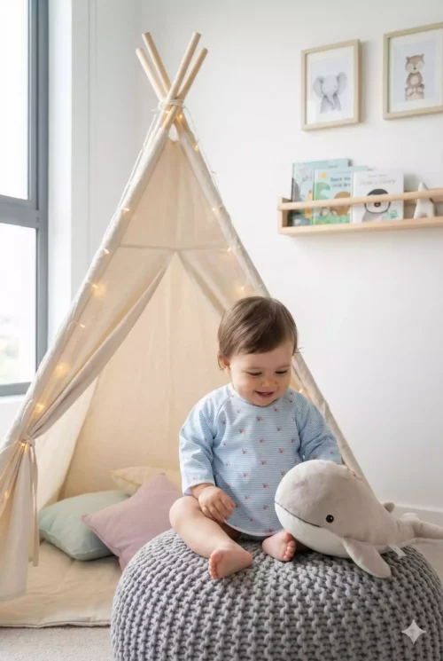 Bavoir à manches - Bernard l'hermite