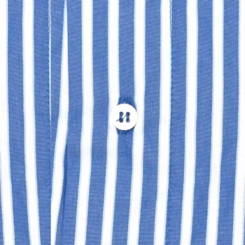 caleçon homme classique coupe française coton fabriqué au portugal rayé bleu blanc