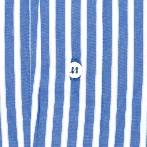 caleçon homme classique coupe française coton fabriqué au portugal rayé bleu blanc