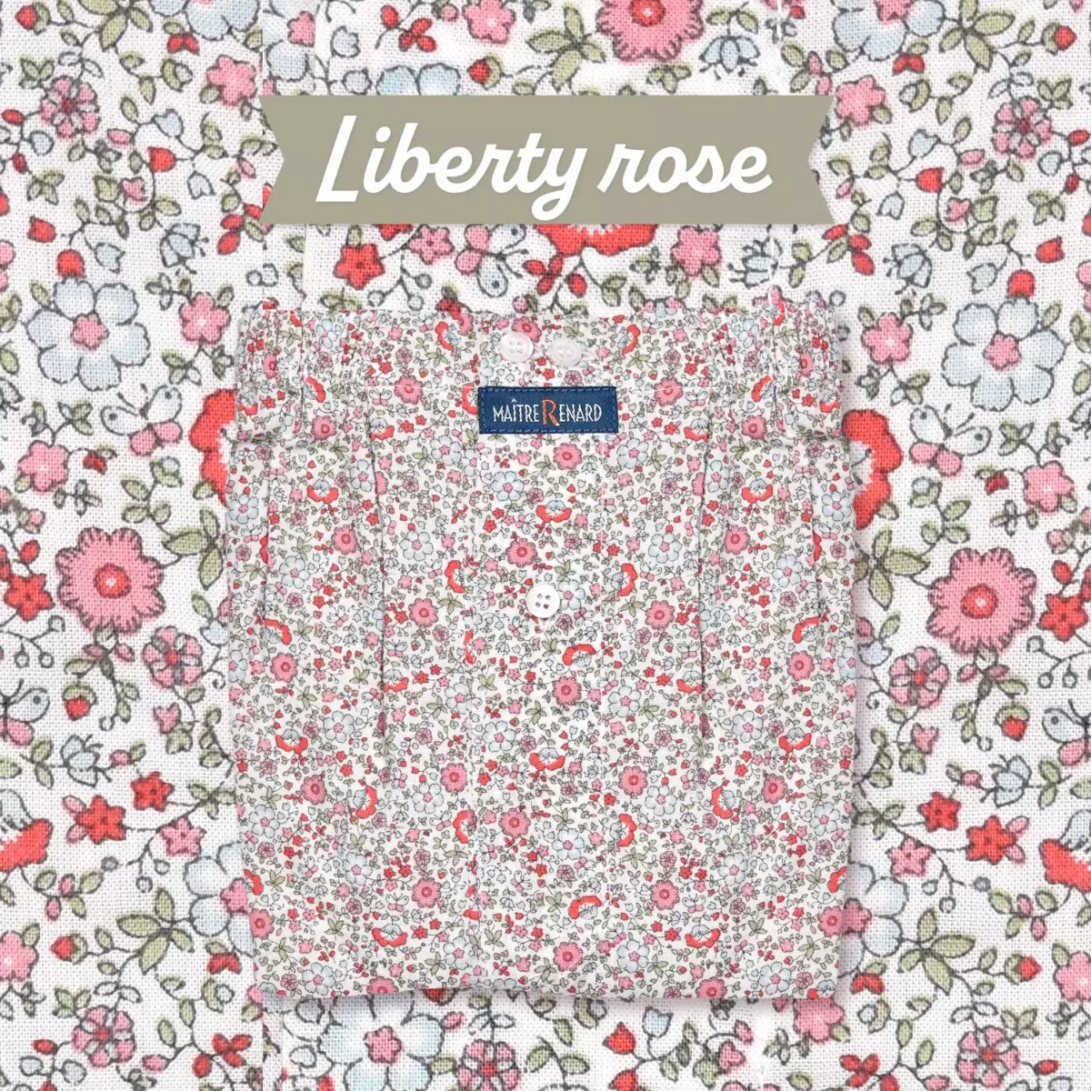 Caleçon homme classique - Liberty rose