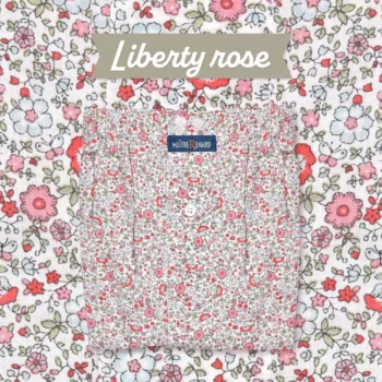 caleçon homme classique coupe française coton fabriqué au portugal motif liberty rose fleuris vintage