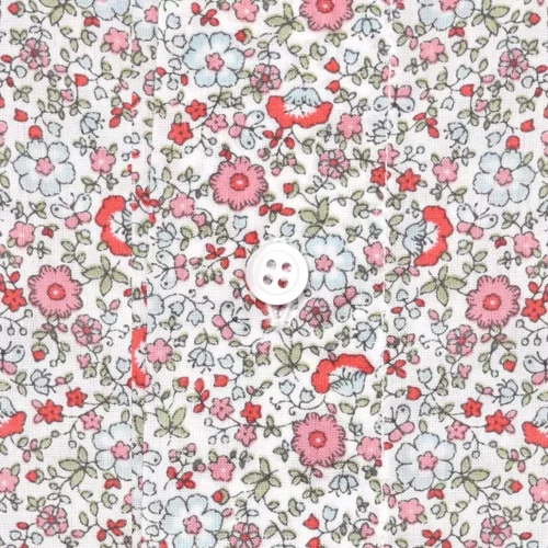 caleçon homme classique coupe française coton fabriqué au portugal motif liberty rose fleuris vintage