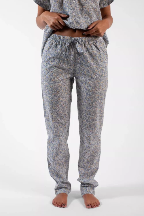 Pantalon de pyjama femme - Liberty bleu