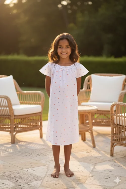 Chemise de nuit fille été - Sucreries