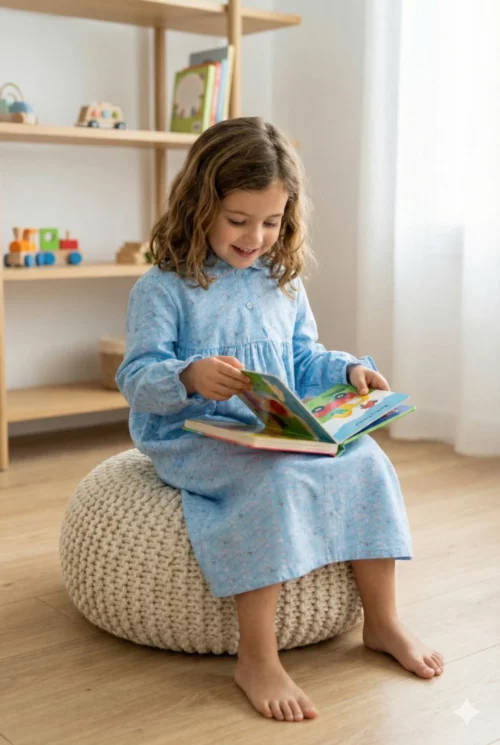 Chemise de nuit longue - Oiseaux