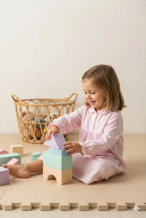 Chemise de nuit longue - Chasse aux papillons