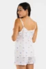 Caraco femme coton fines bretelles bronzette