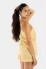 Caraco femme coton fines bretelles cacatoes 2