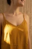 Caraco femme, couleur bronze voile de coton.