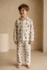 Pyjama long garcon flanelle ours