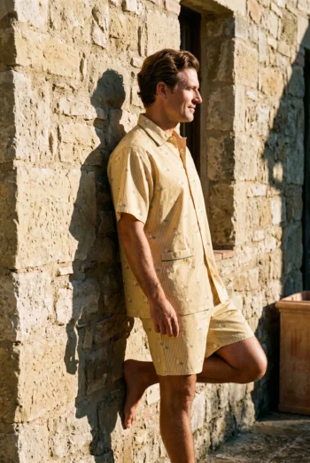 Pyjama court homme - Cacatoès