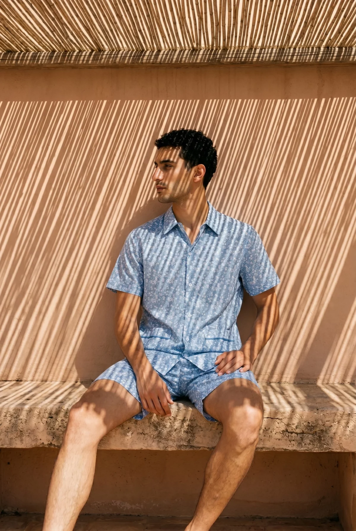 Pyjama court homme - Romance