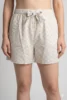 short femme coquille saint jacques coton